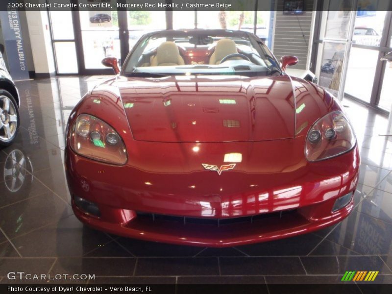 Monterey Red Metallic / Cashmere Beige 2006 Chevrolet Corvette Convertible