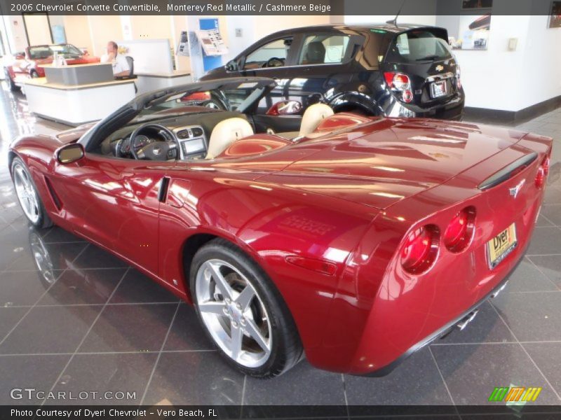 Monterey Red Metallic / Cashmere Beige 2006 Chevrolet Corvette Convertible