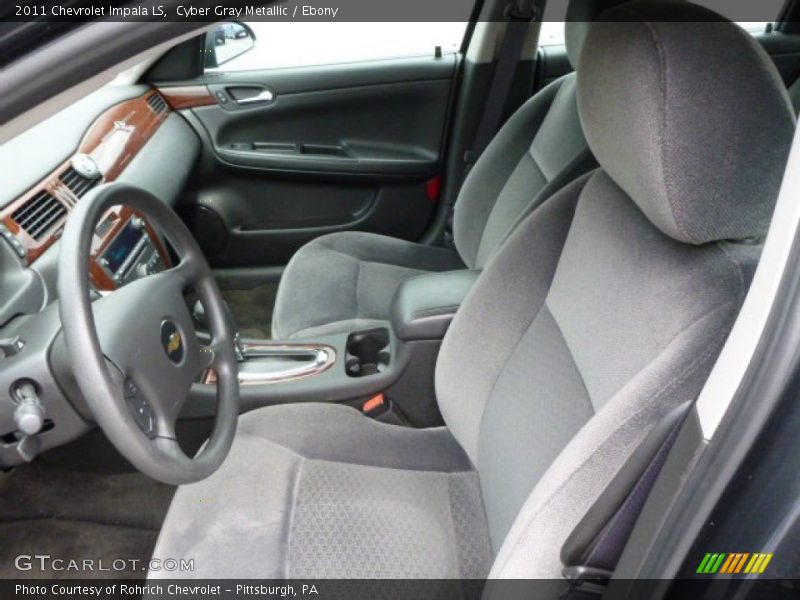 Cyber Gray Metallic / Ebony 2011 Chevrolet Impala LS