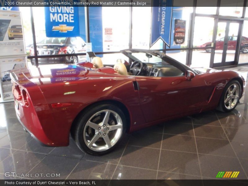 Monterey Red Metallic / Cashmere Beige 2006 Chevrolet Corvette Convertible