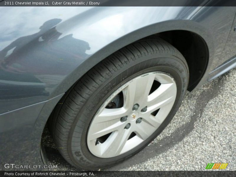 Cyber Gray Metallic / Ebony 2011 Chevrolet Impala LS