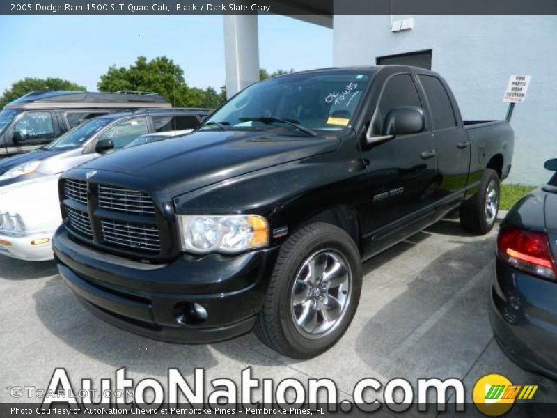 Black / Dark Slate Gray 2005 Dodge Ram 1500 SLT Quad Cab