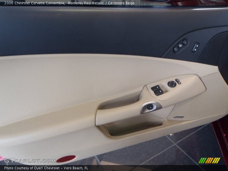 Monterey Red Metallic / Cashmere Beige 2006 Chevrolet Corvette Convertible