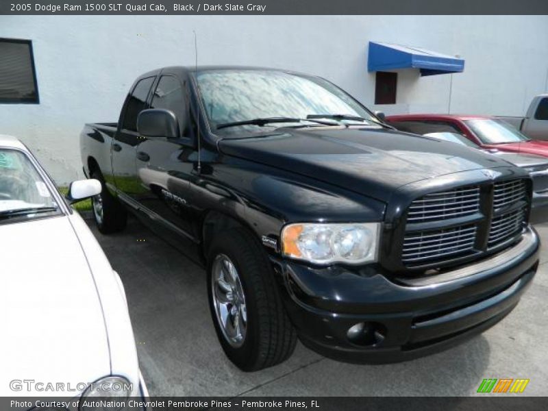 Black / Dark Slate Gray 2005 Dodge Ram 1500 SLT Quad Cab