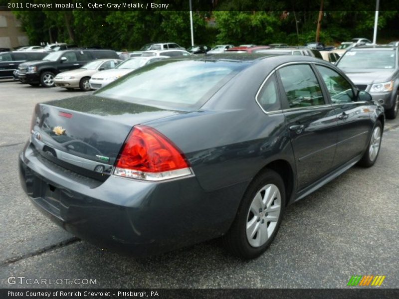Cyber Gray Metallic / Ebony 2011 Chevrolet Impala LS