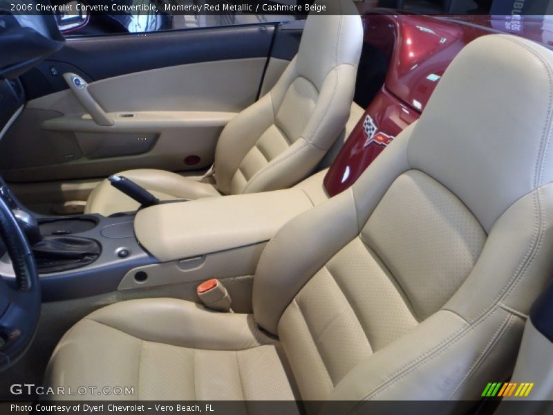Monterey Red Metallic / Cashmere Beige 2006 Chevrolet Corvette Convertible