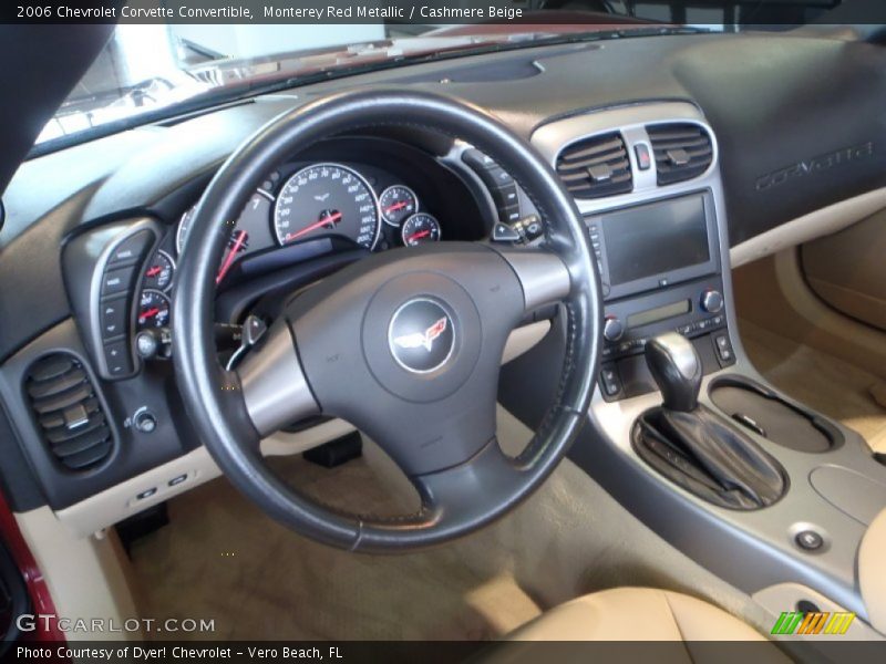 Monterey Red Metallic / Cashmere Beige 2006 Chevrolet Corvette Convertible