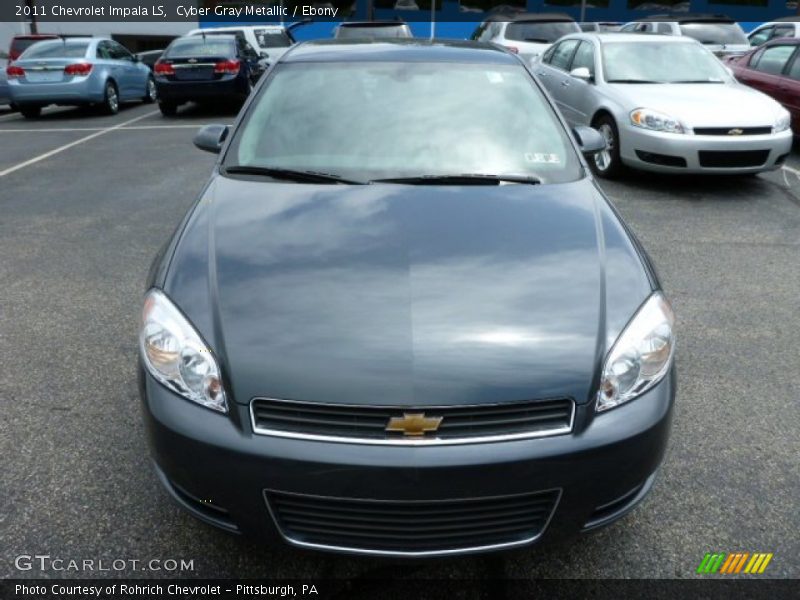 Cyber Gray Metallic / Ebony 2011 Chevrolet Impala LS