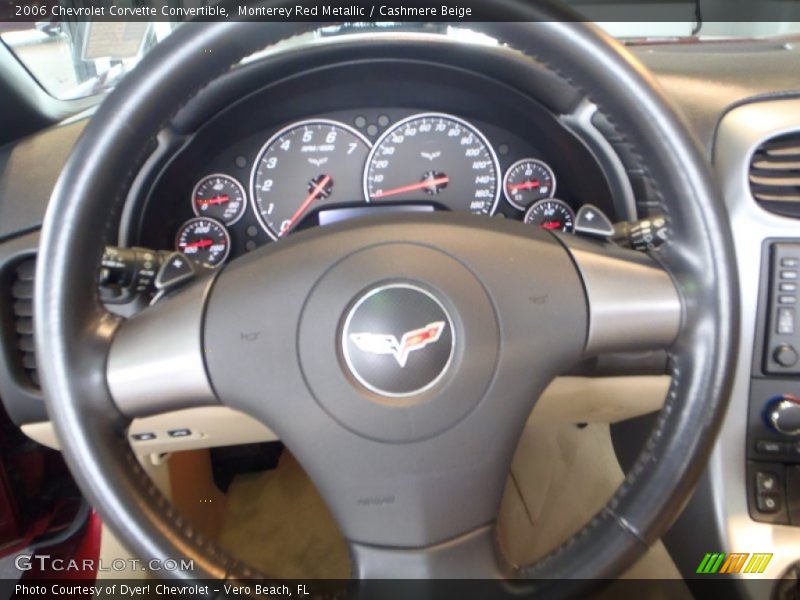 Monterey Red Metallic / Cashmere Beige 2006 Chevrolet Corvette Convertible