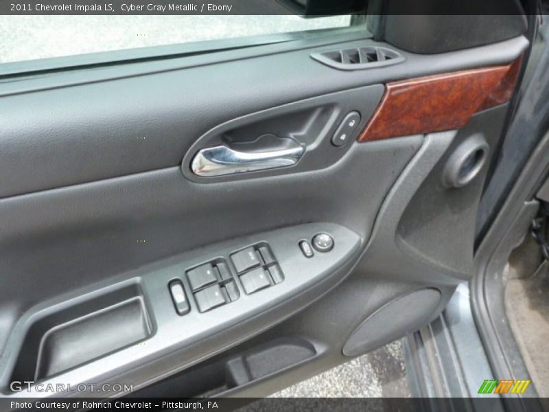 Cyber Gray Metallic / Ebony 2011 Chevrolet Impala LS