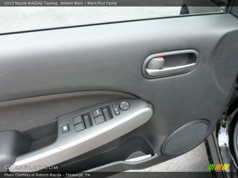Brilliant Black / Black/Red Piping 2013 Mazda MAZDA2 Touring