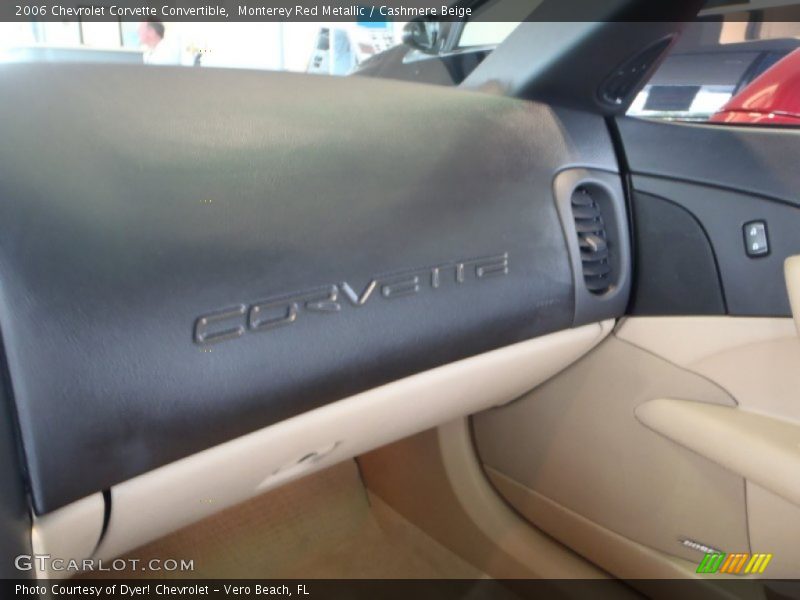 Monterey Red Metallic / Cashmere Beige 2006 Chevrolet Corvette Convertible
