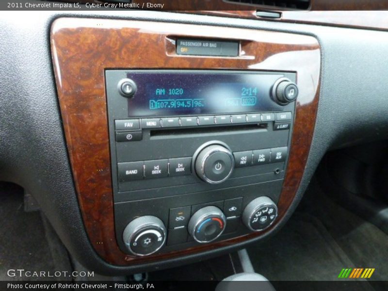Cyber Gray Metallic / Ebony 2011 Chevrolet Impala LS