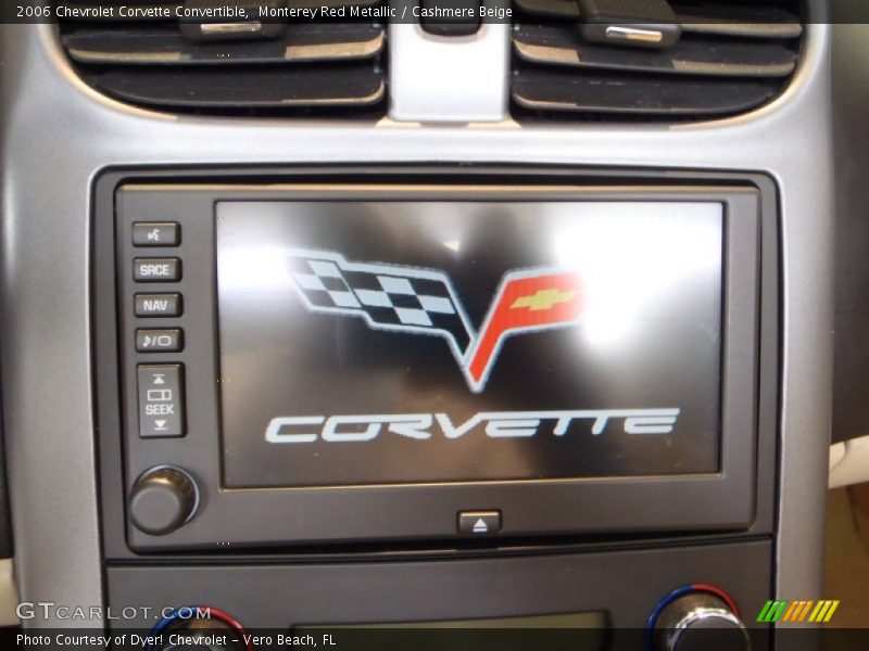 Monterey Red Metallic / Cashmere Beige 2006 Chevrolet Corvette Convertible