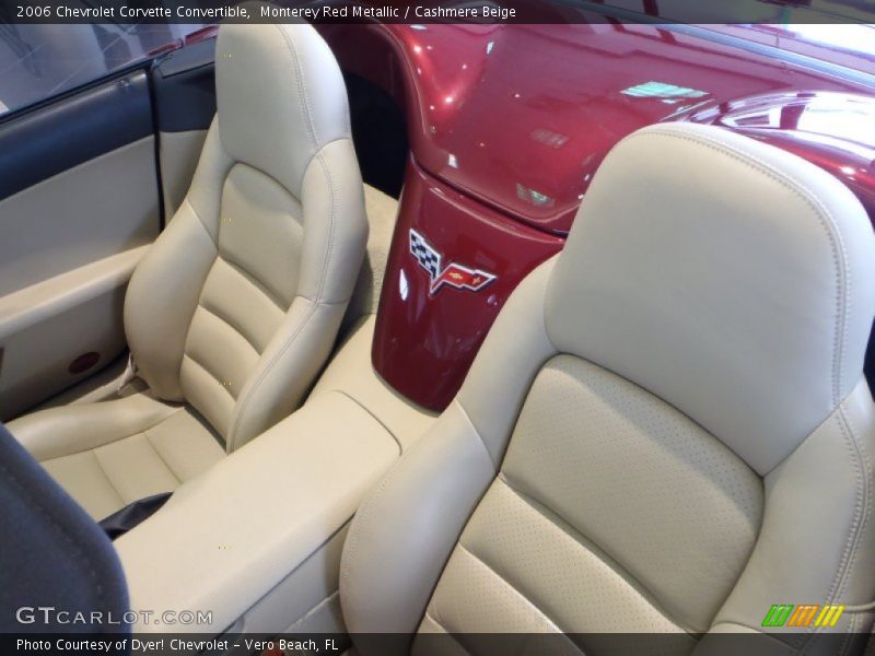 Monterey Red Metallic / Cashmere Beige 2006 Chevrolet Corvette Convertible