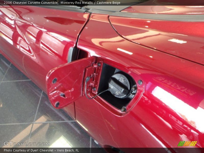 Monterey Red Metallic / Cashmere Beige 2006 Chevrolet Corvette Convertible