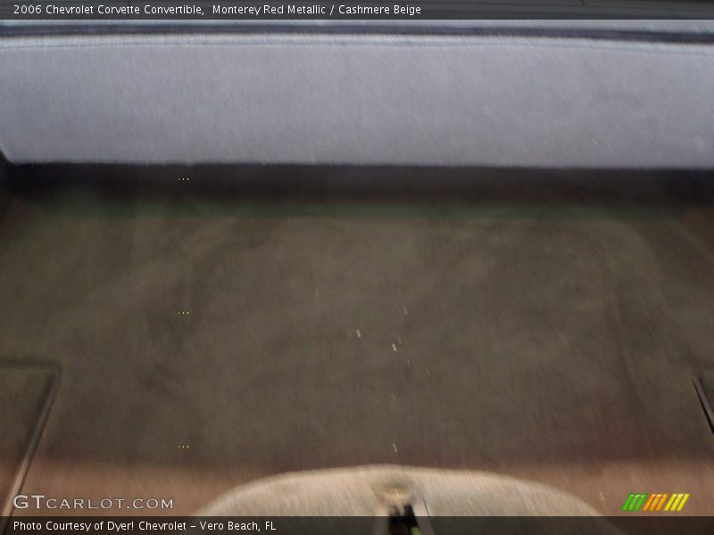 Monterey Red Metallic / Cashmere Beige 2006 Chevrolet Corvette Convertible