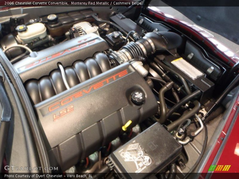 Monterey Red Metallic / Cashmere Beige 2006 Chevrolet Corvette Convertible