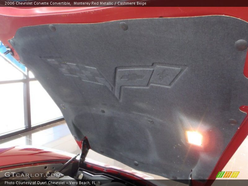 Monterey Red Metallic / Cashmere Beige 2006 Chevrolet Corvette Convertible