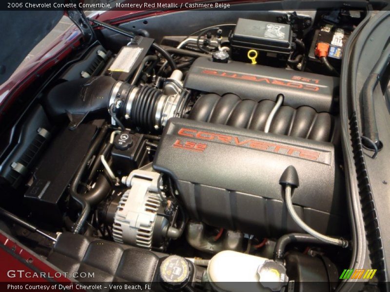 Monterey Red Metallic / Cashmere Beige 2006 Chevrolet Corvette Convertible