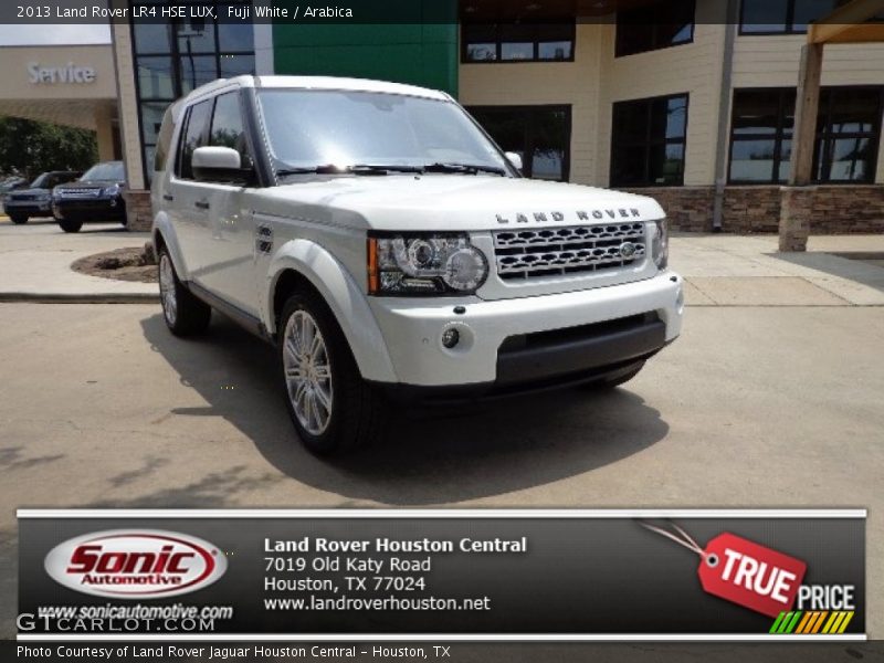 Fuji White / Arabica 2013 Land Rover LR4 HSE LUX