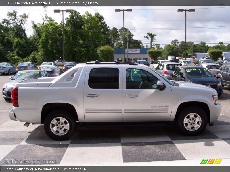 Silver Ice Metallic / Ebony 2012 Chevrolet Avalanche LS