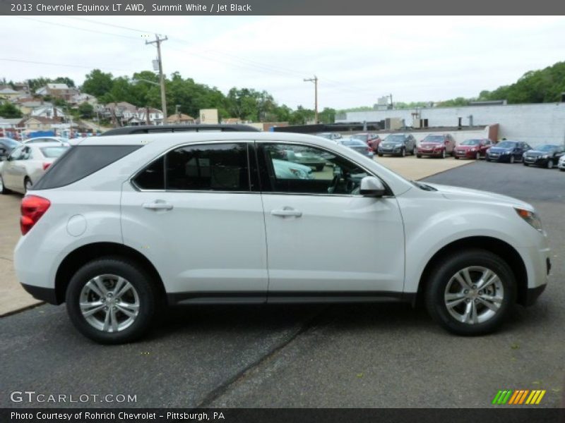 Summit White / Jet Black 2013 Chevrolet Equinox LT AWD