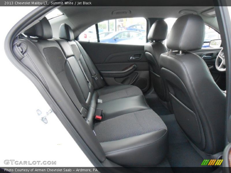 Summit White / Jet Black 2013 Chevrolet Malibu LT