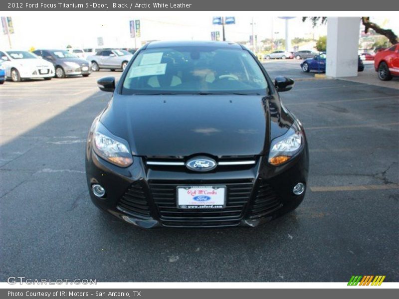 Black / Arctic White Leather 2012 Ford Focus Titanium 5-Door
