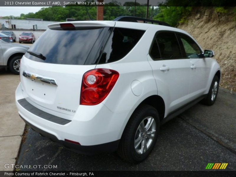 Summit White / Jet Black 2013 Chevrolet Equinox LT AWD