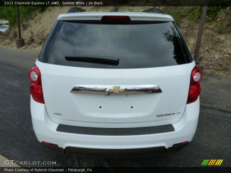 Summit White / Jet Black 2013 Chevrolet Equinox LT AWD
