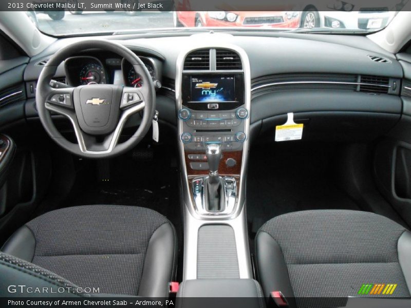 Summit White / Jet Black 2013 Chevrolet Malibu LT