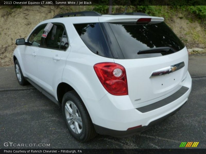 Summit White / Jet Black 2013 Chevrolet Equinox LT AWD