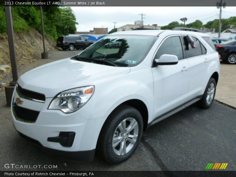 Summit White / Jet Black 2013 Chevrolet Equinox LT AWD