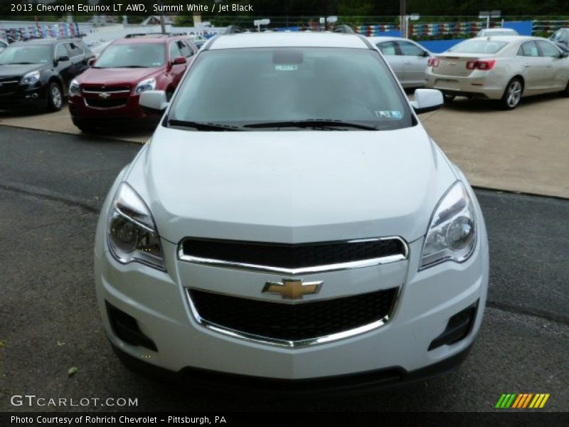 Summit White / Jet Black 2013 Chevrolet Equinox LT AWD