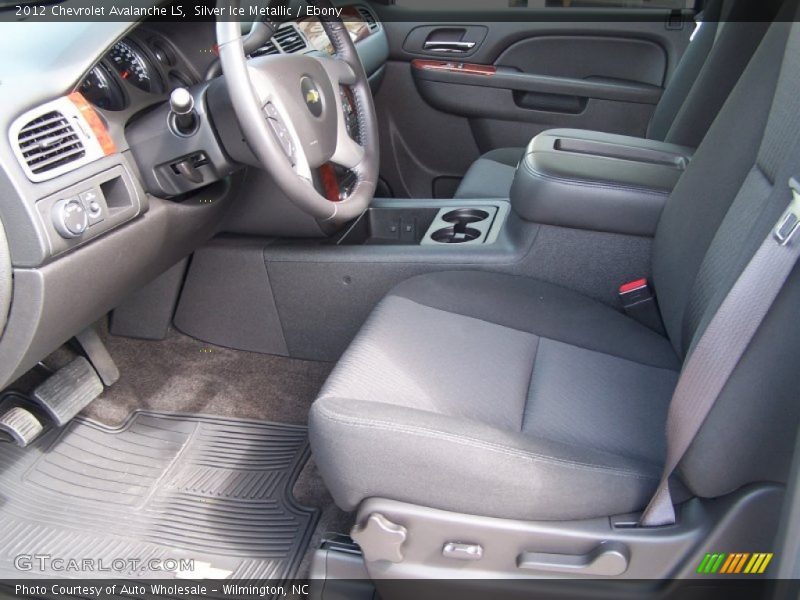 Silver Ice Metallic / Ebony 2012 Chevrolet Avalanche LS