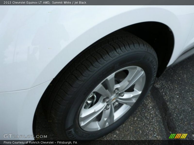 Summit White / Jet Black 2013 Chevrolet Equinox LT AWD