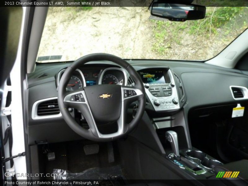 Summit White / Jet Black 2013 Chevrolet Equinox LT AWD