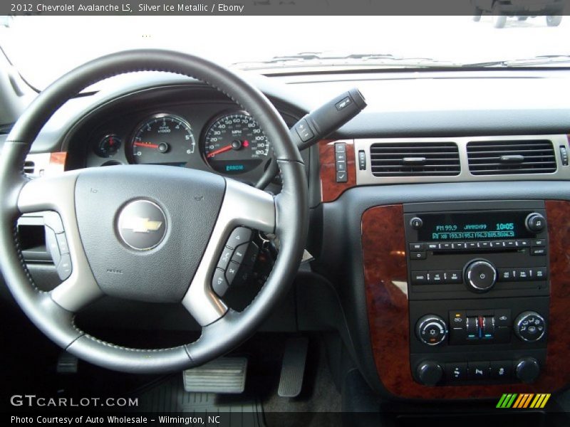 Silver Ice Metallic / Ebony 2012 Chevrolet Avalanche LS