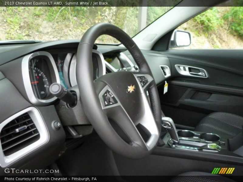 Summit White / Jet Black 2013 Chevrolet Equinox LT AWD