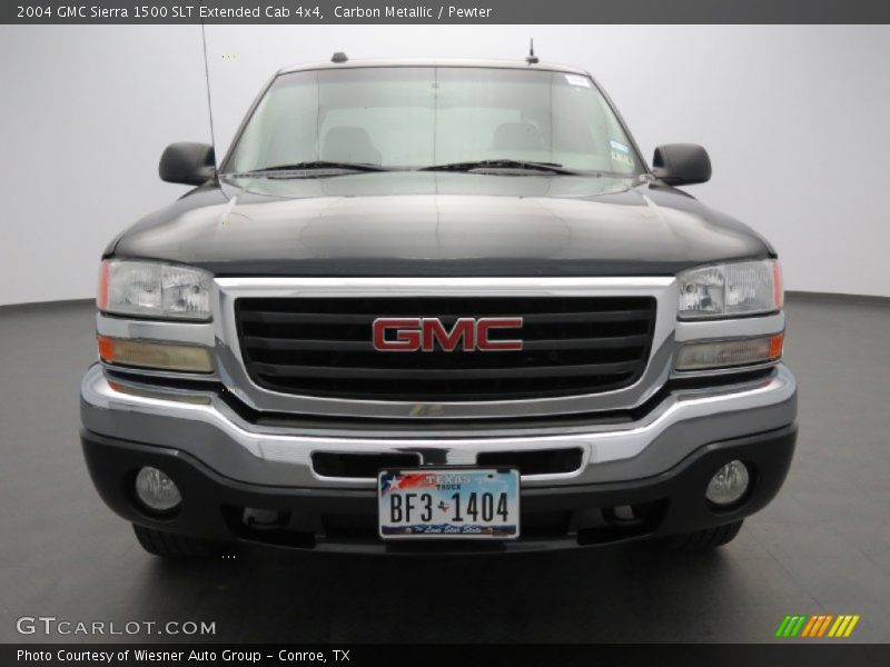 Carbon Metallic / Pewter 2004 GMC Sierra 1500 SLT Extended Cab 4x4