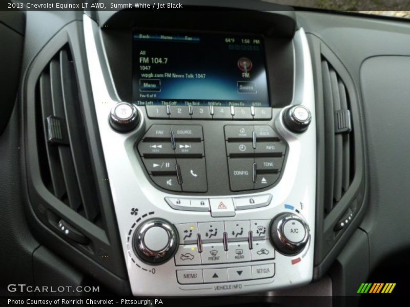 Summit White / Jet Black 2013 Chevrolet Equinox LT AWD