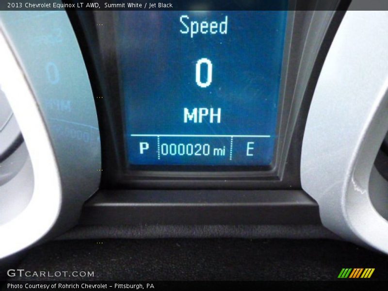 Summit White / Jet Black 2013 Chevrolet Equinox LT AWD