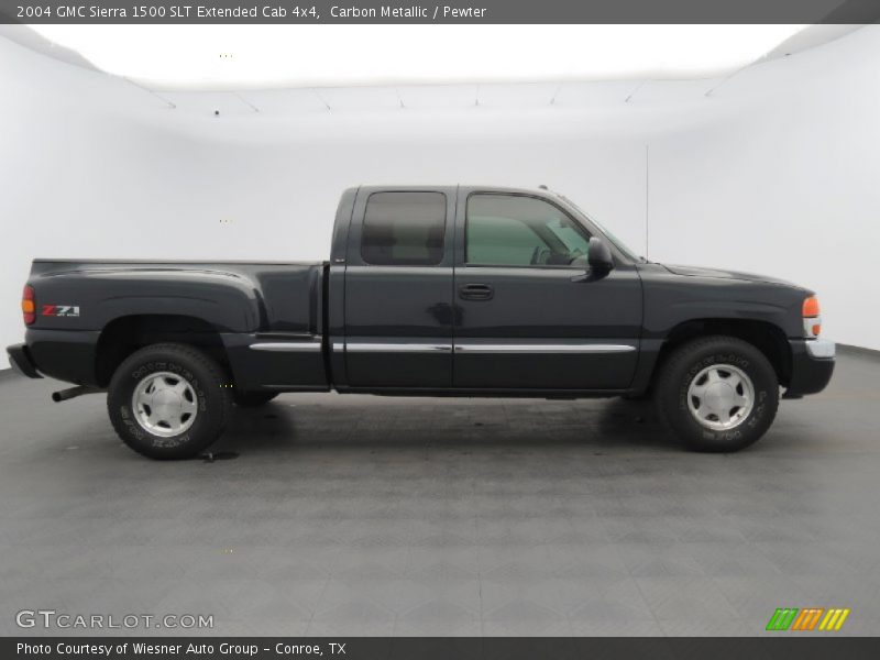 Carbon Metallic / Pewter 2004 GMC Sierra 1500 SLT Extended Cab 4x4