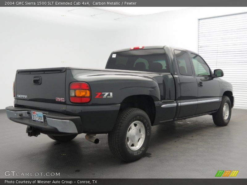 Carbon Metallic / Pewter 2004 GMC Sierra 1500 SLT Extended Cab 4x4