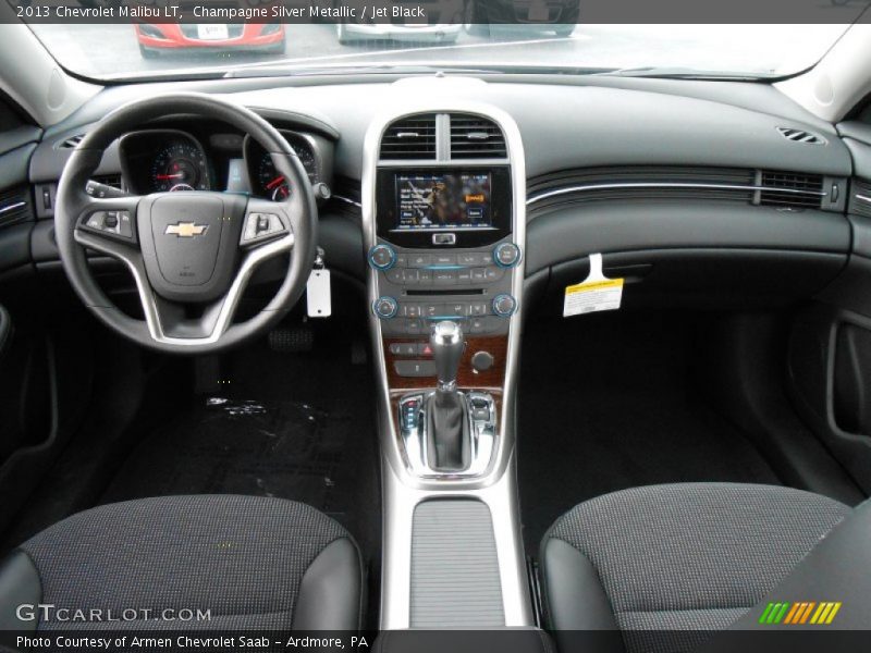 Champagne Silver Metallic / Jet Black 2013 Chevrolet Malibu LT