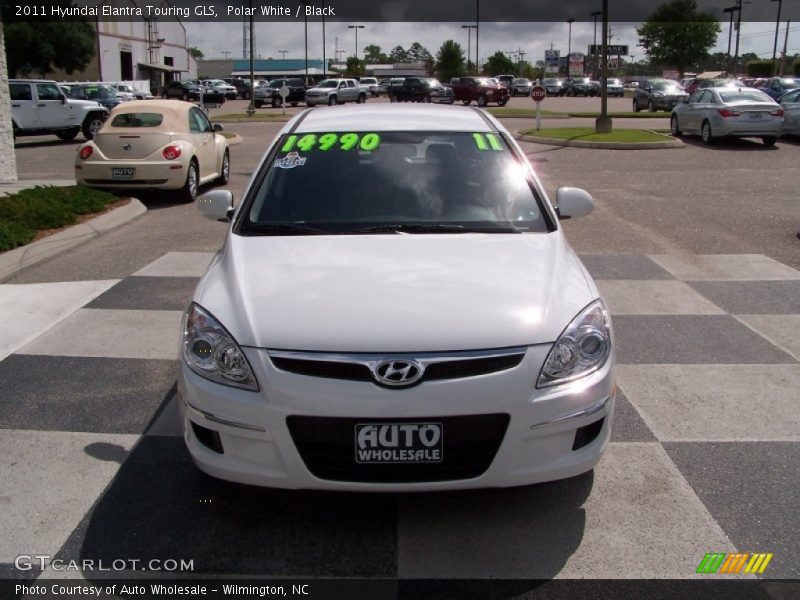 Polar White / Black 2011 Hyundai Elantra Touring GLS