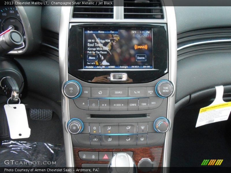Champagne Silver Metallic / Jet Black 2013 Chevrolet Malibu LT