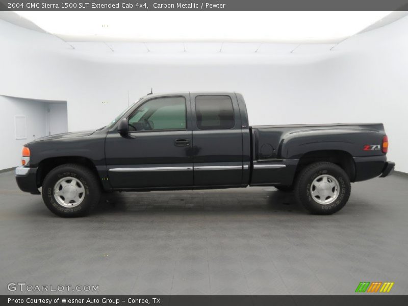 Carbon Metallic / Pewter 2004 GMC Sierra 1500 SLT Extended Cab 4x4