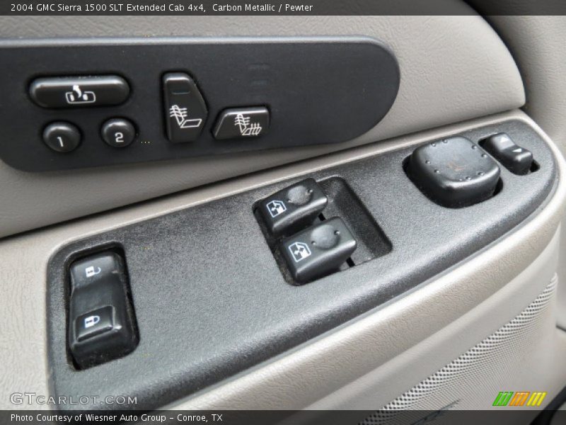 Carbon Metallic / Pewter 2004 GMC Sierra 1500 SLT Extended Cab 4x4